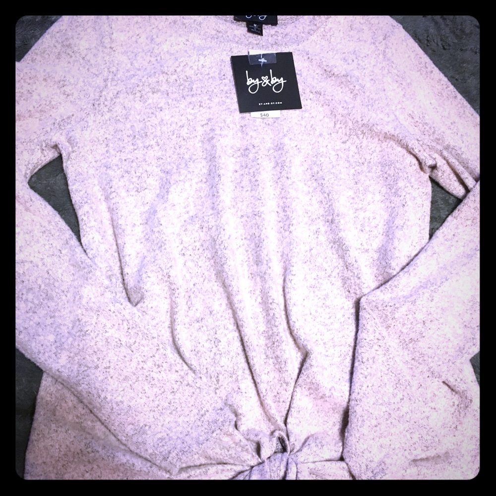 Purplish grey sweatshirt